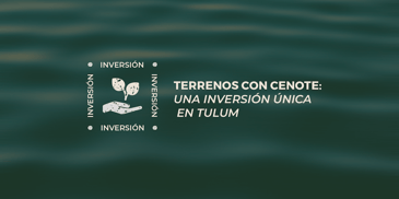 Terrenos con cenote Una inversión unica en Tulum